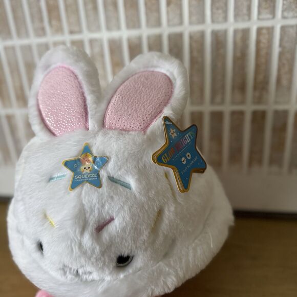 NEW FAO Schwarz 12" Glow Brights Bunny Cupcake Plush, Light Up & Sounds Cozzy - Picture 2 of 8